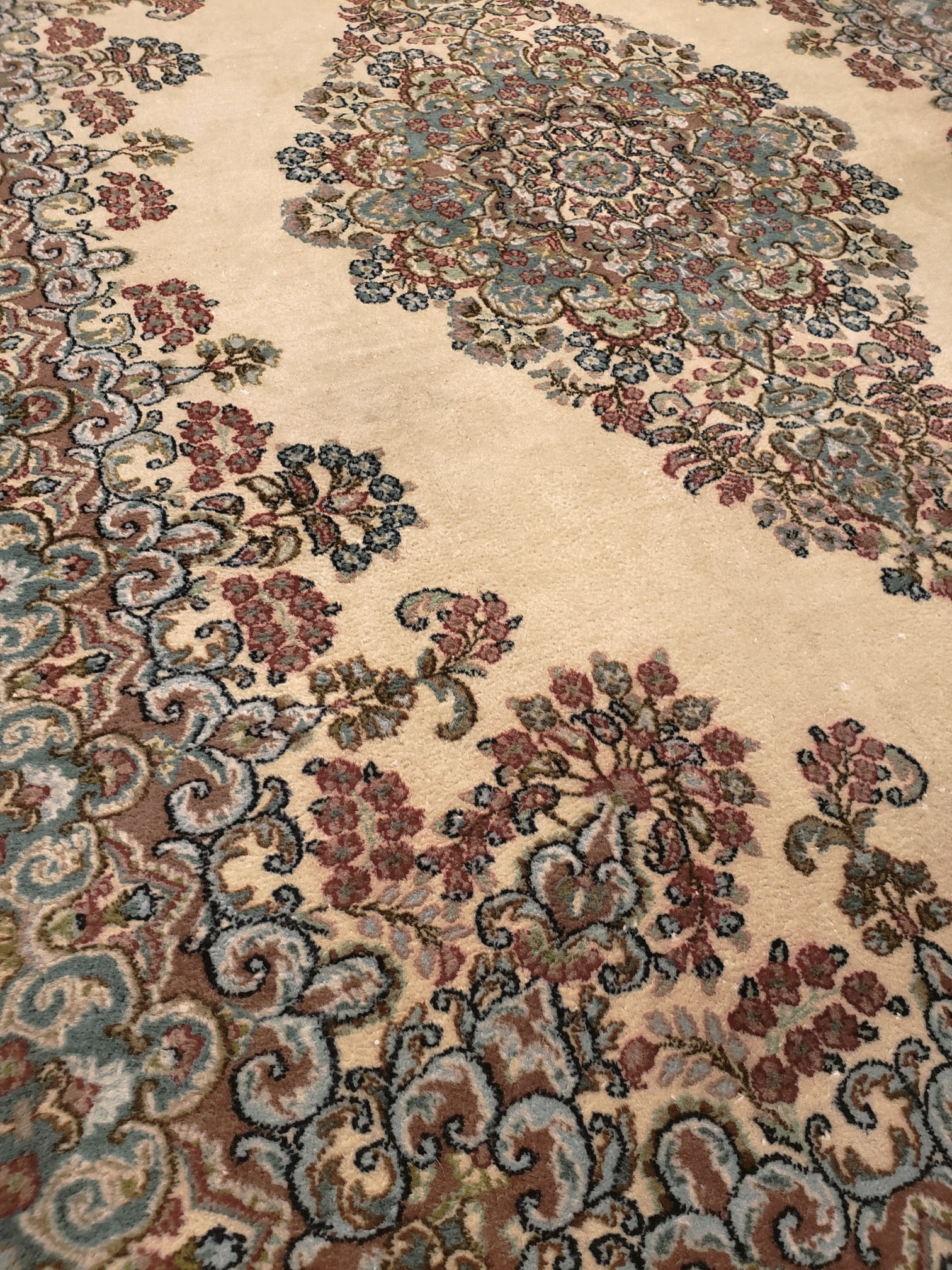 A signed Kerman area rug - 5