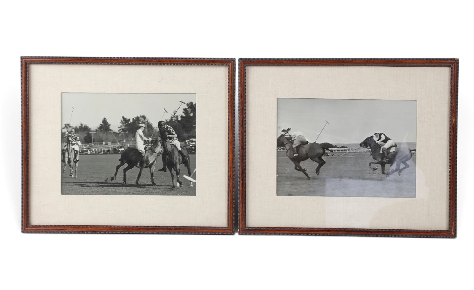 Four Polo related black and white photographs, framed (1 of 5)