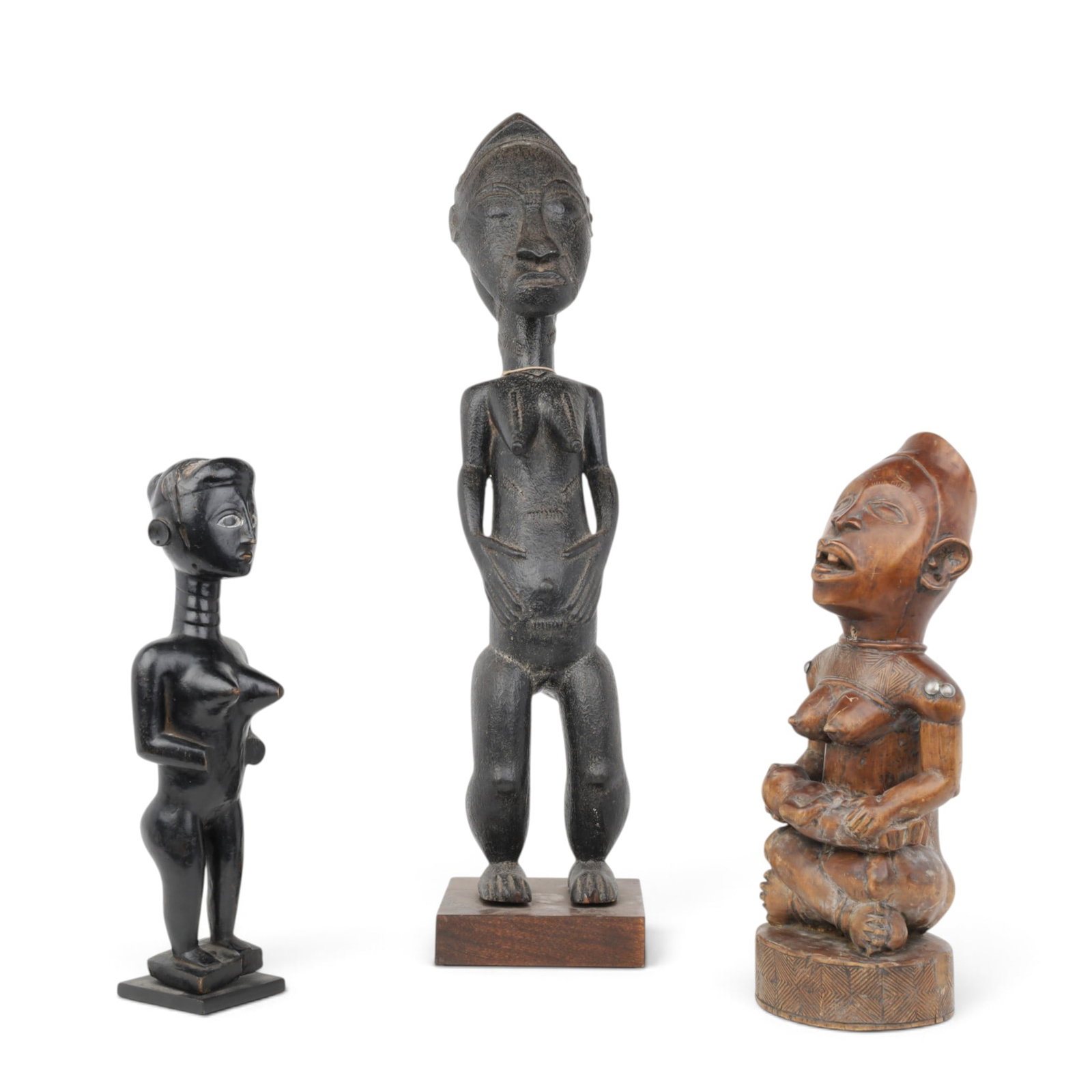 Three West and Central African female fertility figures (1 of 6)