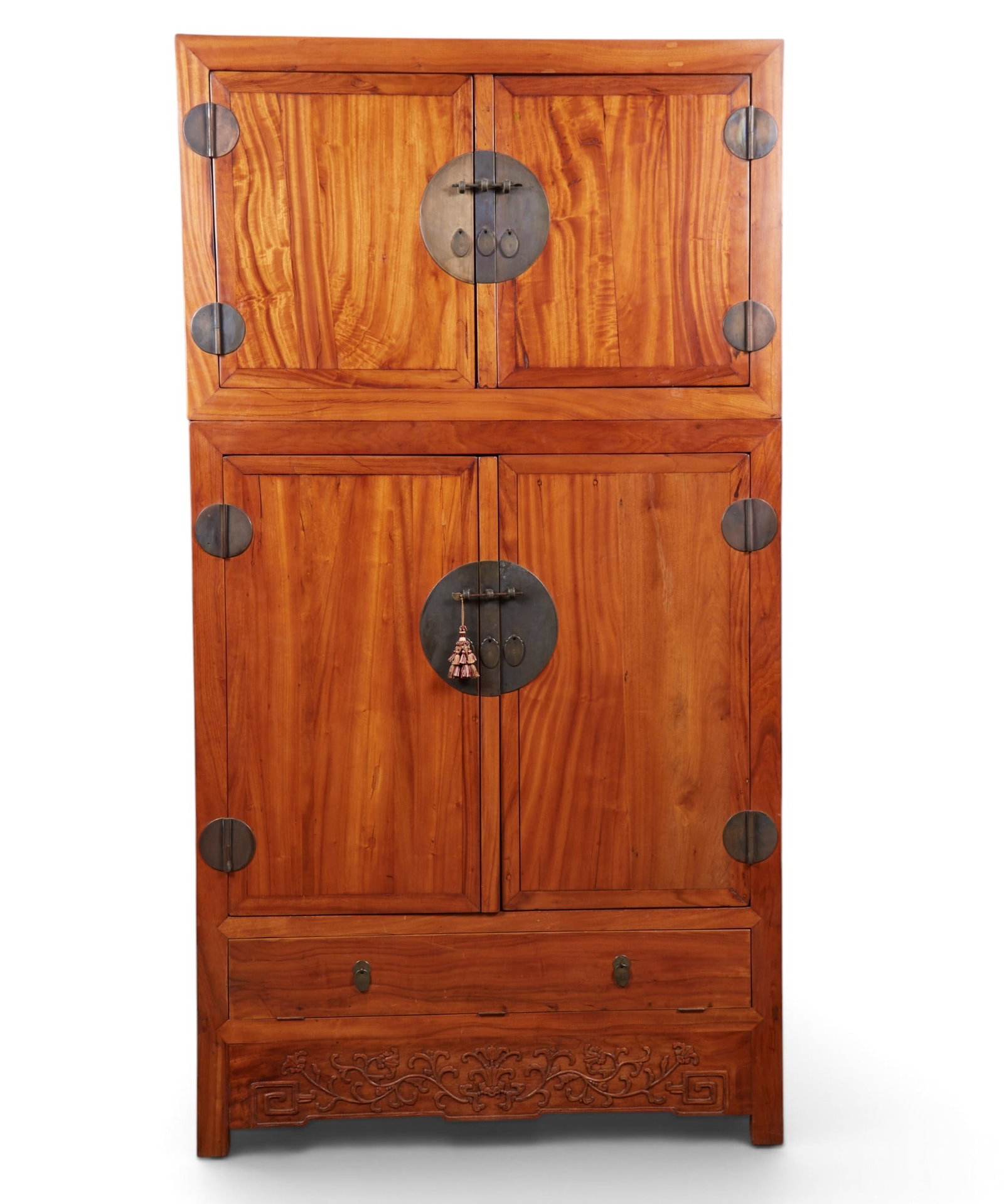 A Chinese two part stackable cabinet/wardrobe - 2