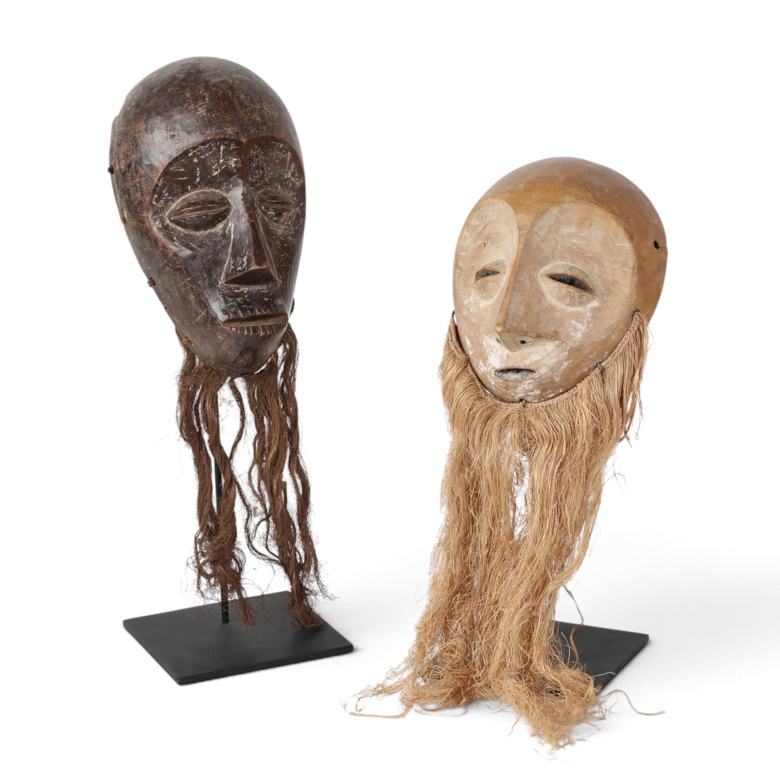 Two West African ceremonial maks (1 of 5)