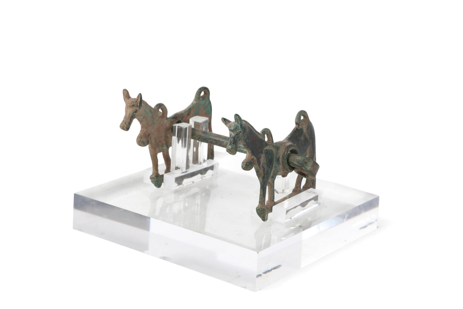 A bronze Luristan horse bit, circa 6th century B.C. (1 of 3)