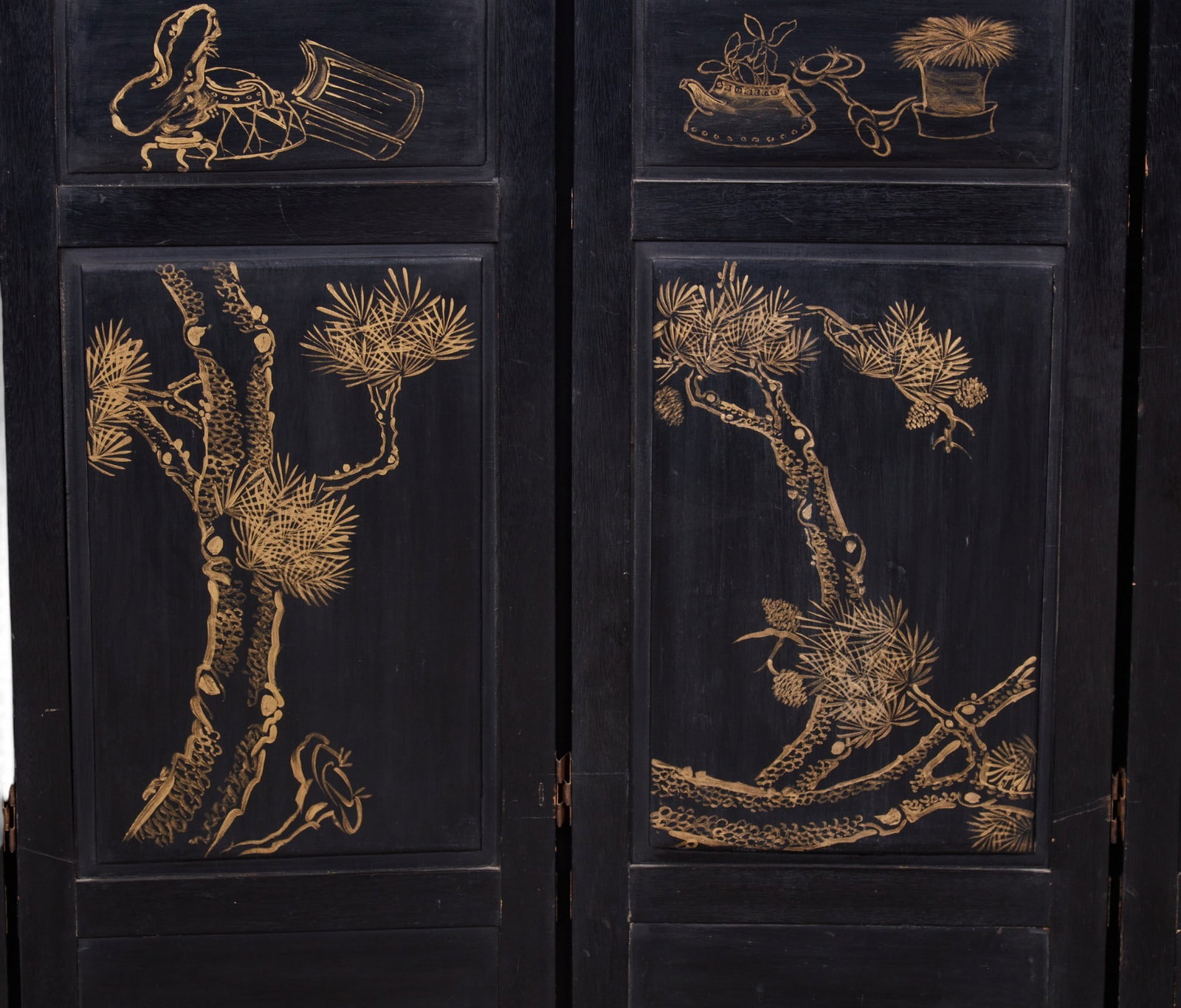 A four panel Chinese screen - 12