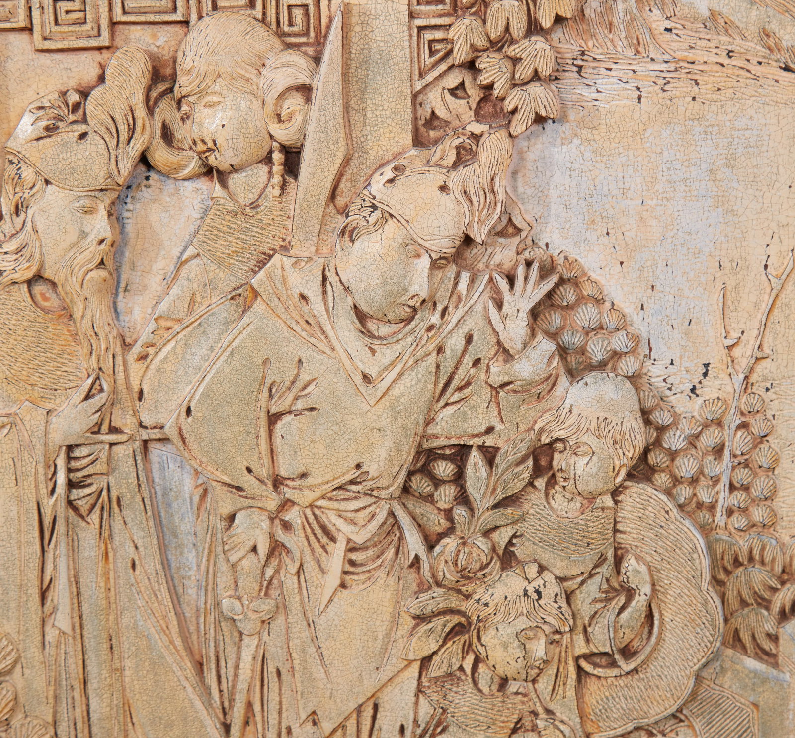 A four panel Chinese screen - 9