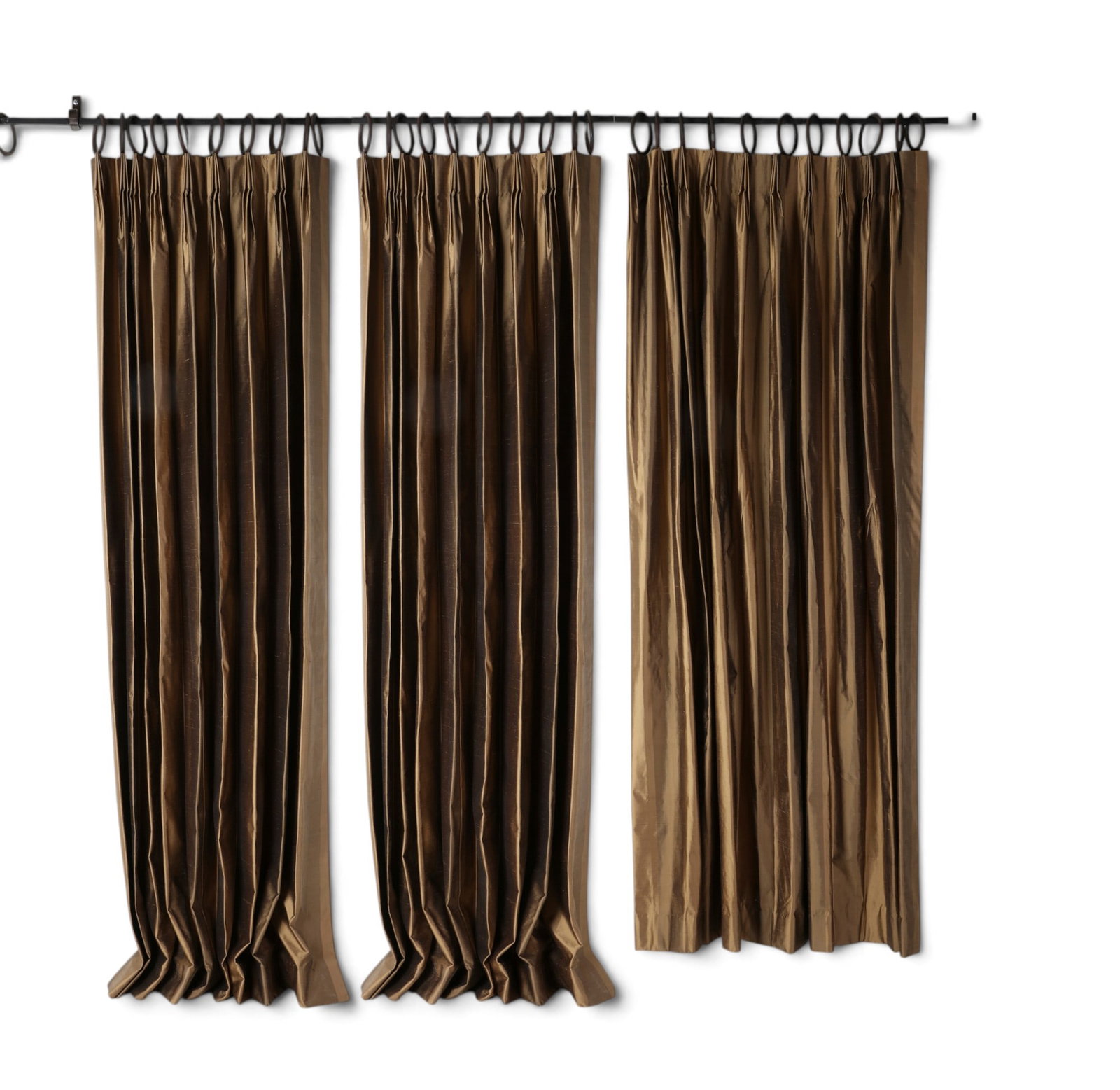 A group of three drapes (1 of 3)