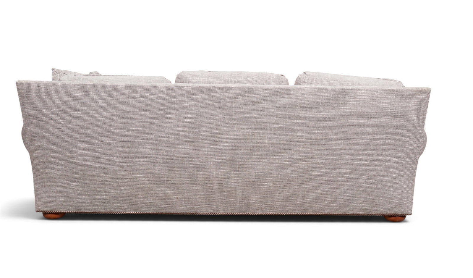 A grey upholstered sofa - 8