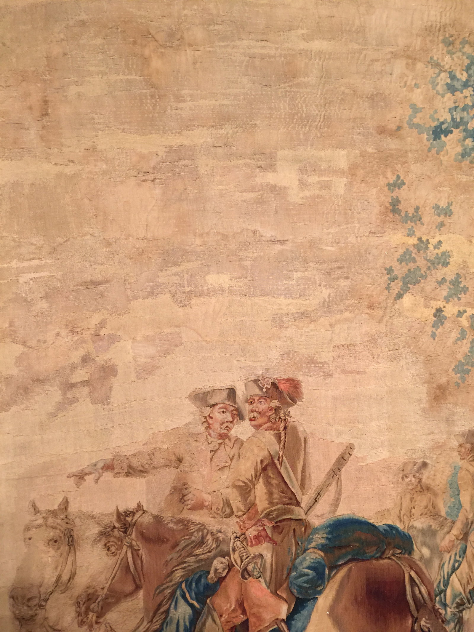A Tapestry depicting pastoral hunting scene - 14