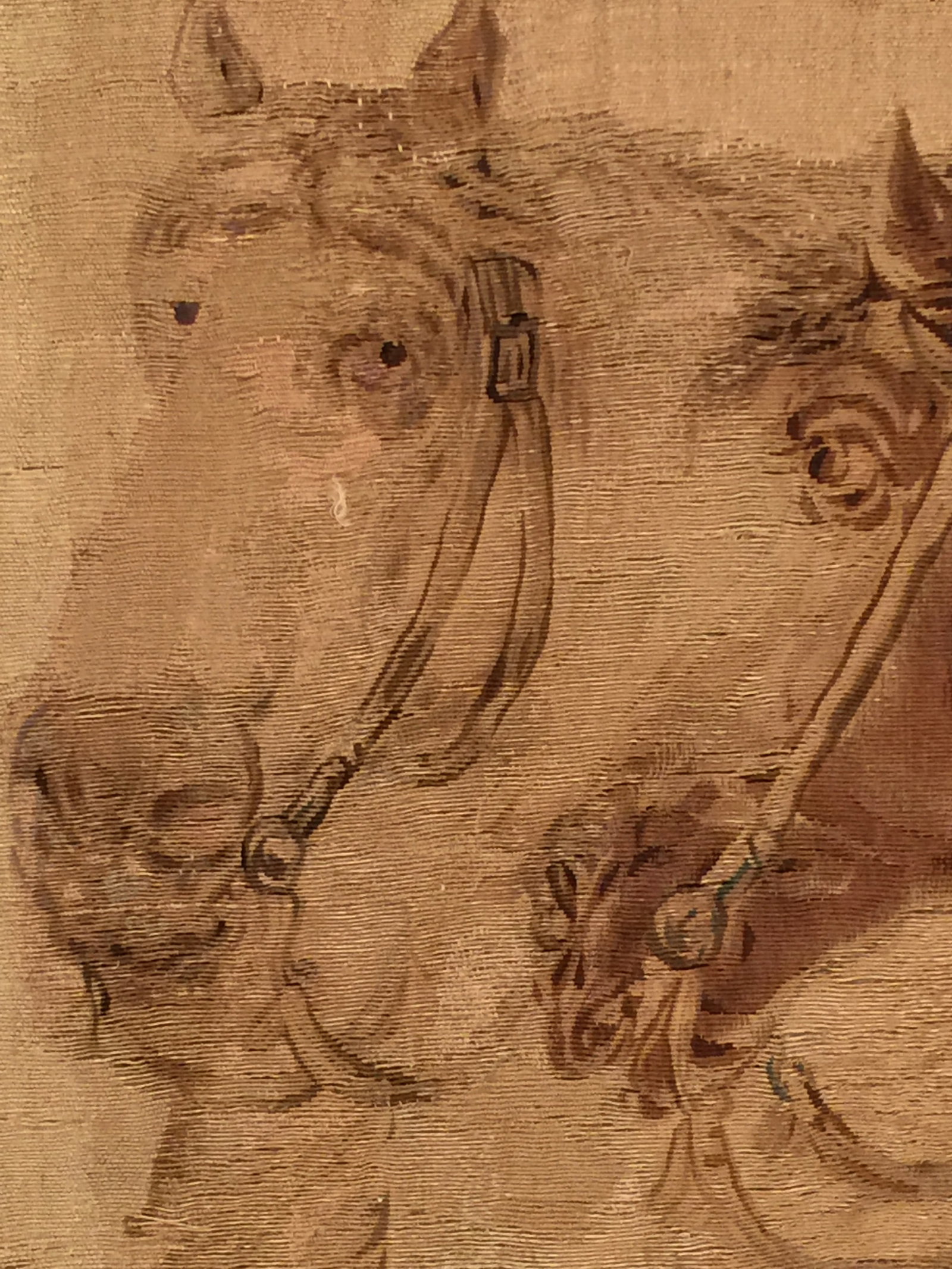 A Tapestry depicting pastoral hunting scene - 15