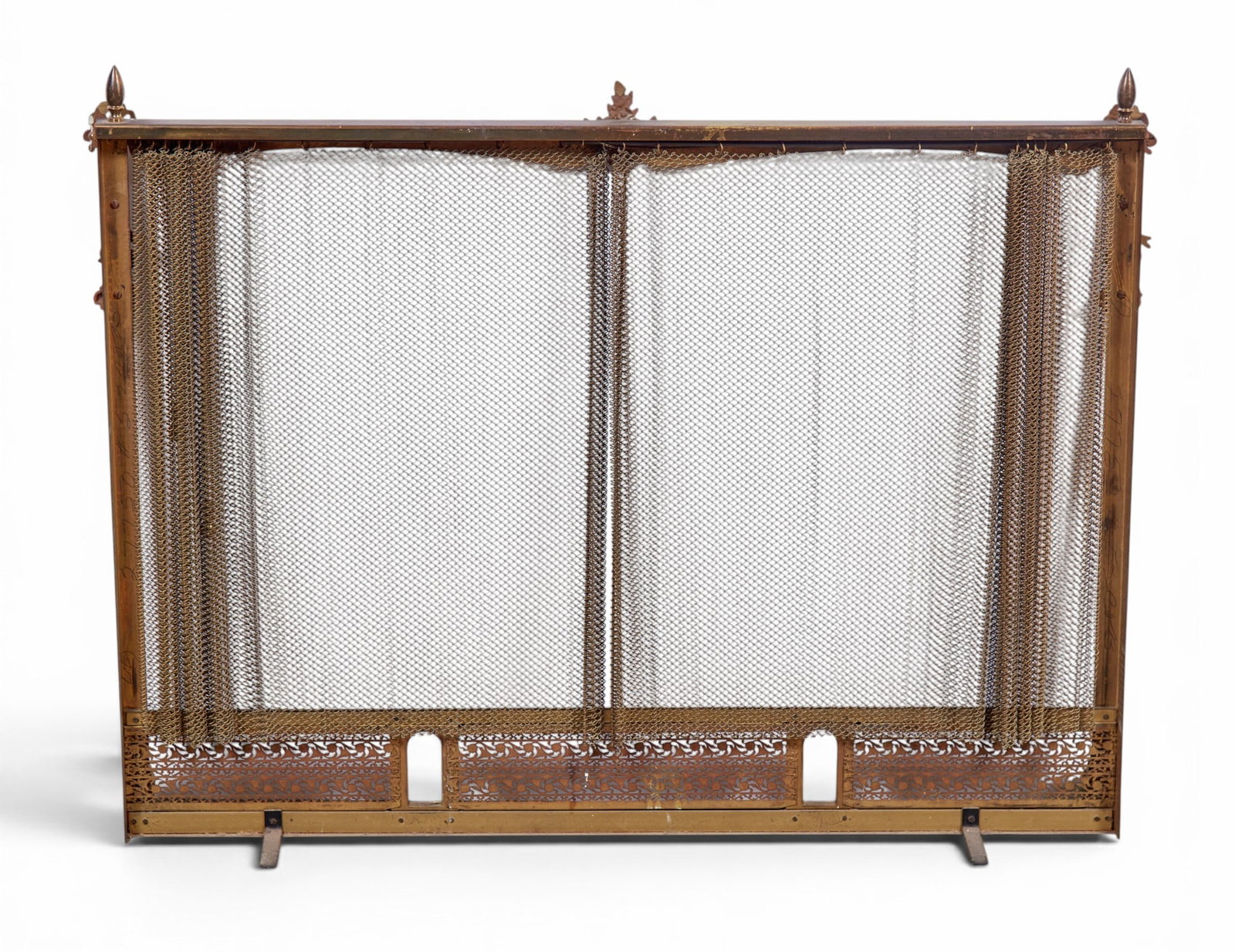 A brass fire screen (1 of 8)