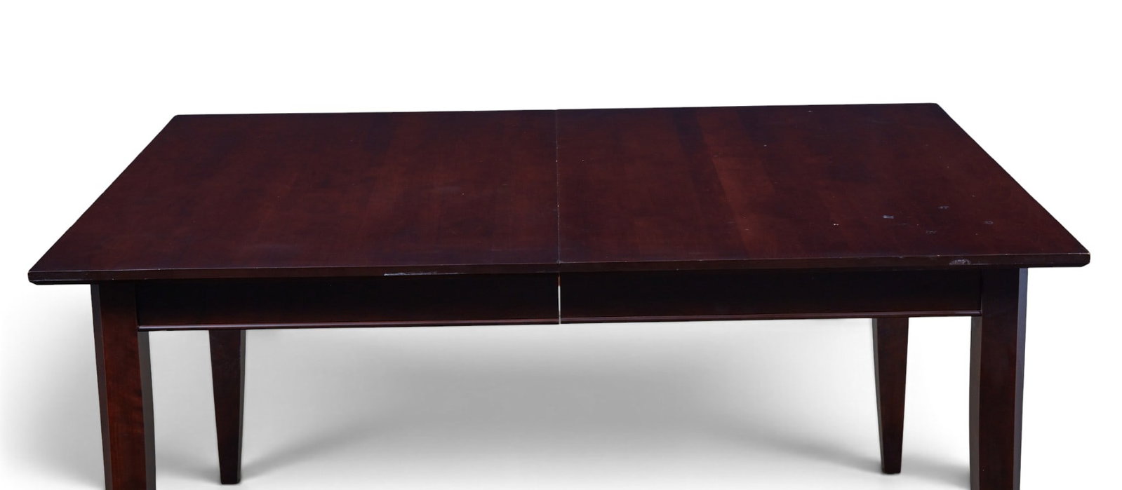 A dining room table with one leaf - 3