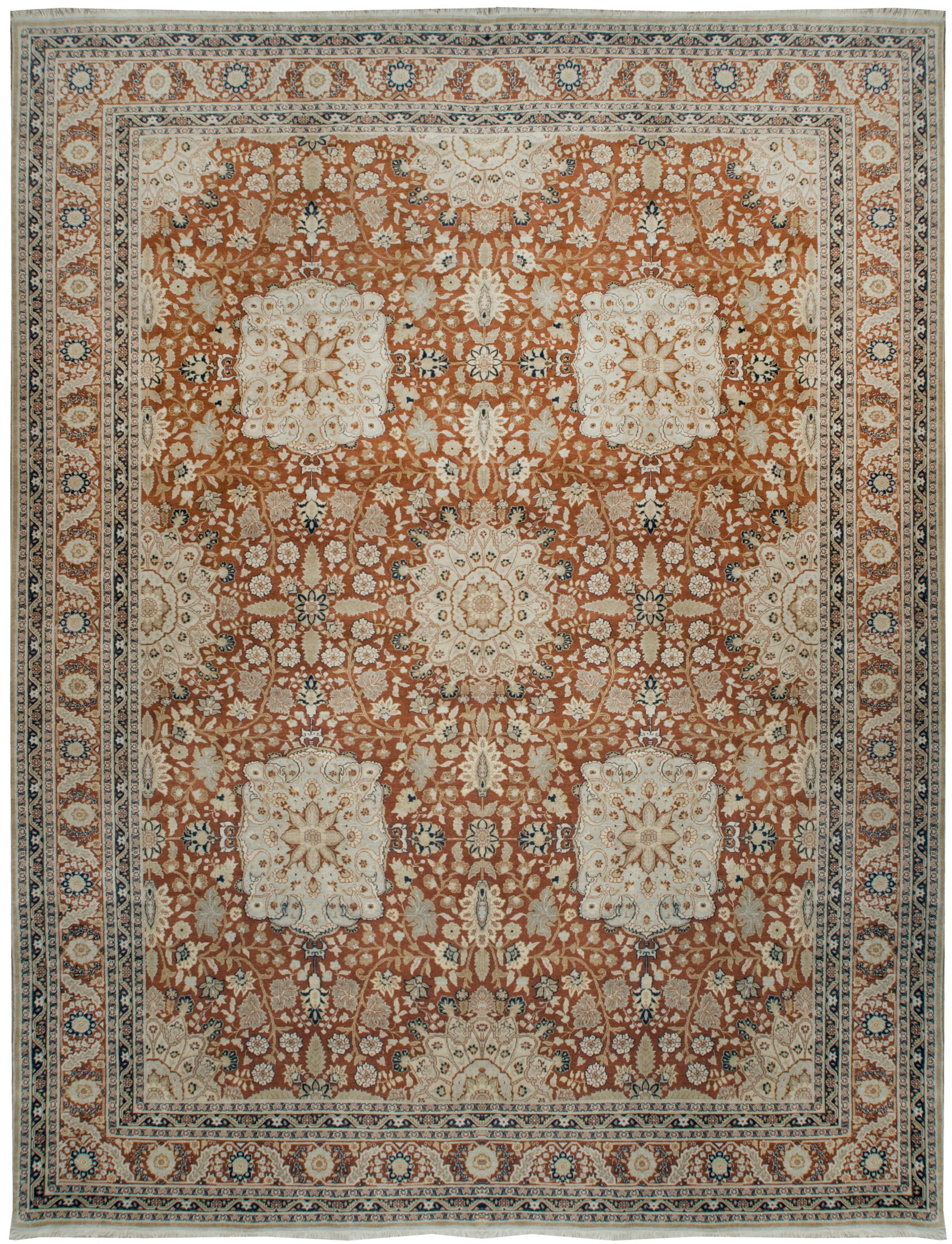 A Tabriz design area rug (1 of 10)