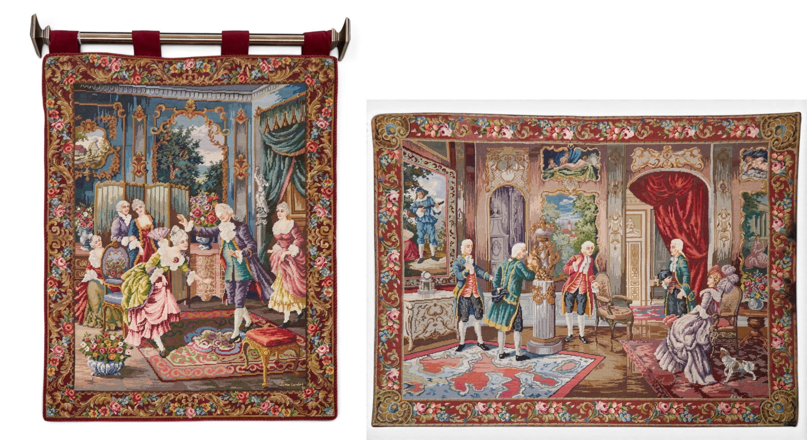 A pair of tapestries (1 of 8)