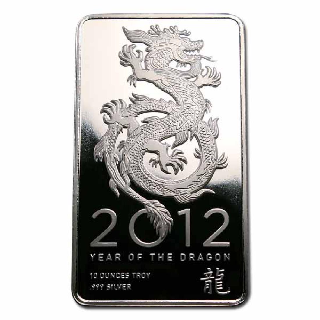 NTR Metals Silver Bar 10 oz - 2012 Dragon Design: NTR Metals Silver Bar 10 oz - 2012 Dragon Design **|**|** NTR Metals Silver Bar 10 oz - 2012 Dragon Design #1AC78912