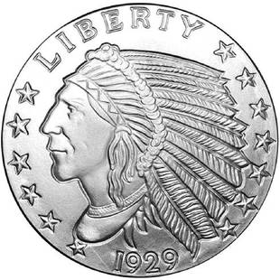 Silver Bullion 5 oz Indian Round .999 fine: Silver Bullion 5 oz Indian Round .999 fine **|**|** Silver Bullion 5 oz Indian Round .999 fine #1AC51117