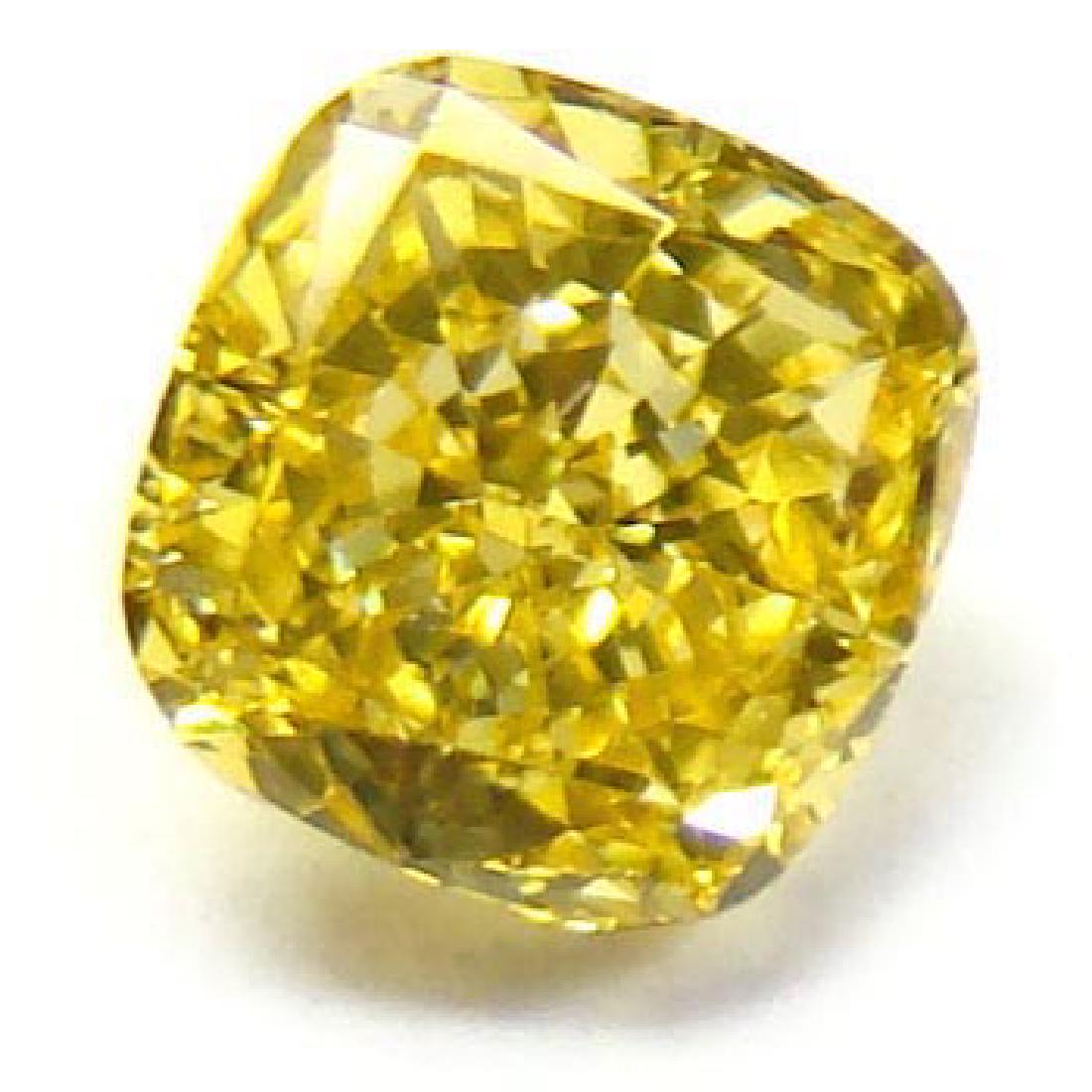 GIA Certified 0.5 CTW Cushion Modified Brilliant Fancy: GIA Certified 0.5 CTW Cushion Modified Brilliant Fancy Light Yellow Diamond I1 **|**|** GIA Certified 0.5 CTW Cushion Modified Brilliant Fancy Light Yellow Diamond I1 #1AC81997