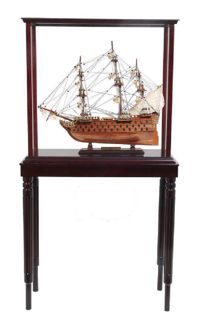 HMS Victory Small with Display Case: HMS Victory Small with Display Case **|**|** Are you looking for a perfect display combination? Our HMS Victory Small model and floor display case combo will sure to set your home or office apart! The