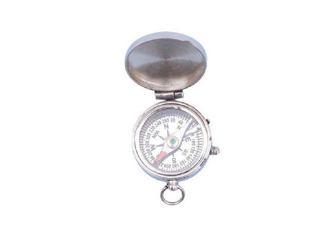 Chrome Magellan Compass 2in.: Chrome Magellan Compass 2in. **|**|** This Chrome Magellan 2in. Compass is the perfect addition to any traveler?s kit or nautical enthusiast?s collection.?Crafted from solid chrome this delightful fun