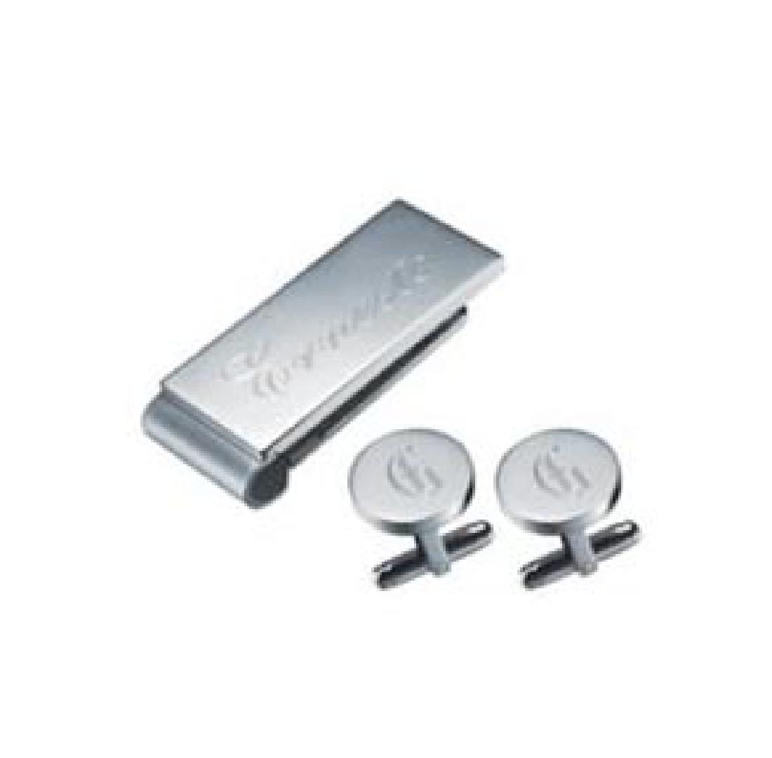 DENZEL STAINLESS STEEL MONEY CLIP AND CUFFLINKS GIFT SE: DENZEL STAINLESS STEEL MONEY CLIP AND CUFFLINKS GIFT SET **|**|** DENZEL STAINLESS STEEL MONEY CLIP AND CUFFLINKS GIFT SET #1AC99583