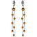 9.02 Carat 14K Solid White Gold Chandelier Earrings Cit