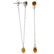 3.15 Carat 14K Solid White Gold Chandelier Earrings Cit