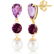 10.5 CTW 14K Solid Gold Chandelier Earrings Amethyst pe