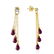 10.53 CTW 14K Solid Gold Chandelier Earrings Diamond Am