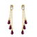 10.53 CTW 14K Solid Gold Chandelier Earrings Diamond Am - 2