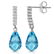 4.65 Carat 14K Solid White Gold Magic In Your Eyes Blue