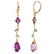 3.97 Carat 14K Solid Gold Chandelier Earrings Natural D