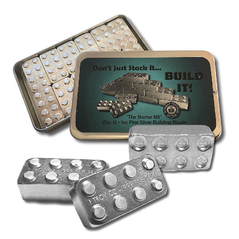 1 oz Silver Building Block Bar - 12pc. Set: 1 oz Silver Building Block Bar - 12pc. Set **|**|** 1 oz Silver Building Block Bar - 12pc. Set #1AC51719