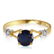 1.02 Carat 14K Solid Gold Purge Your Soul Sapphire Diam