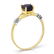 1.02 Carat 14K Solid Gold Purge Your Soul Sapphire Diam - 2