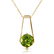 1.45 Carat 14K Solid Gold London Nights Peridot Necklac