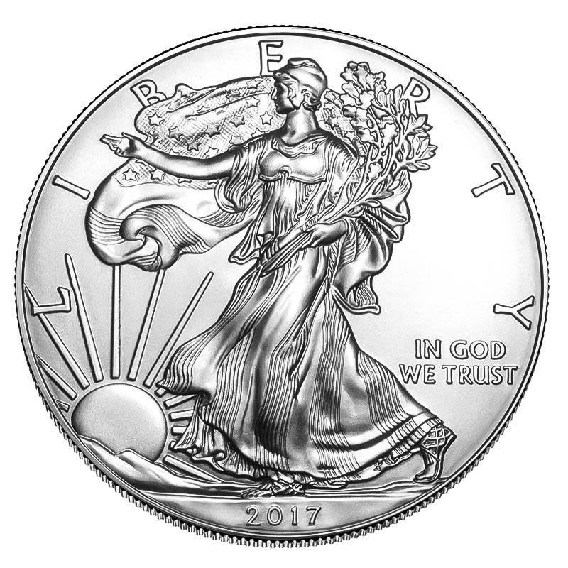 2017 1 oz Silver American Eagle BU: 2017 1 oz Silver American Eagle BU **|**|** 2017 1 oz Silver American Eagle BU #1AC51785