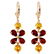5.32 Carat 14K Solid Gold Chandelier Earrings Garnet Ci