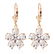 4.43 CTW 14K Solid Gold Zahra White Topaz Diamond Earri - 2