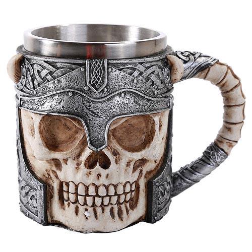 WARRIOR SKULL MUG: WARRIOR SKULL MUG **|**|** WARRIOR SKULL MUG #1AC57662