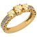 Certified 1.55 Ctw Citrine And Diamond SI1/SI2 Filigree