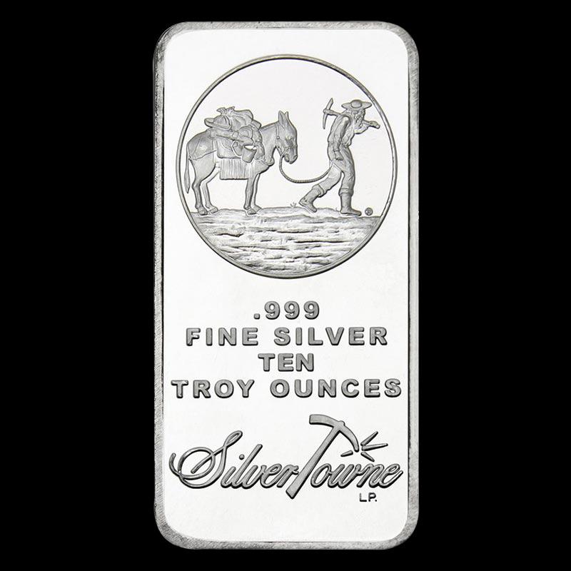Random Manufacturer Silver Bar 10 oz: Random Manufacturer Silver Bar 10 oz **|**|** Random Manufacturer Silver Bar 10 oz #84718