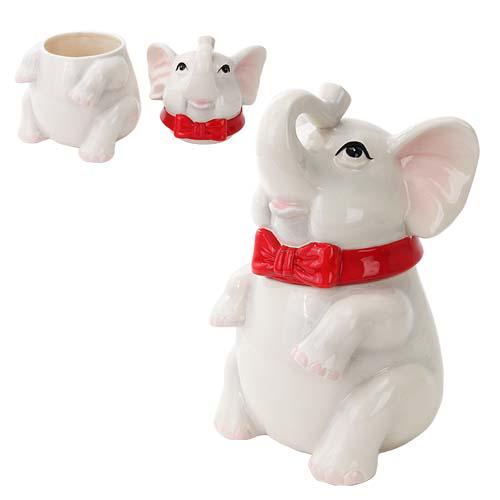 ELEPHANT COOKIE JAR: ELEPHANT COOKIE JAR -- ELEPHANT COOKIE JAR #1AC54637