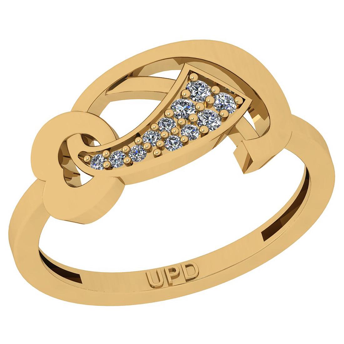 Certified 0.09 Ctw I2/I3 Diamond 14K Yellow Gold Cluste: Certified 0.09 Ctw I2/I3 Diamond 14K Yellow Gold Cluster Wedding Ring -- Center Diamond Approx Weight: 0.09 Ctw (Round Cut) Center Diamond Color: J-K Center Clarity: I2/I3 Stone Setting: Prong Metal A