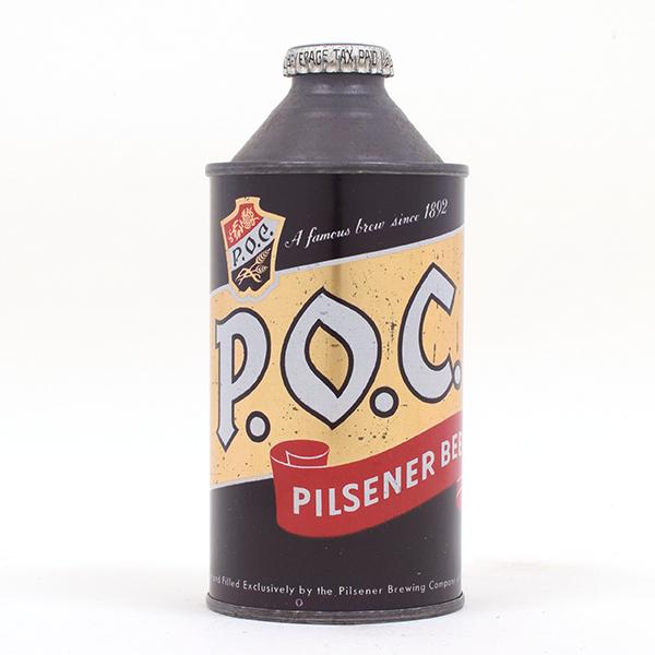 POC Beer Cone Top 179-19: Reference: USBC 179-19Brewery: Pilsener Brewing Co., Cleveland, OHManufacturer/Plant: