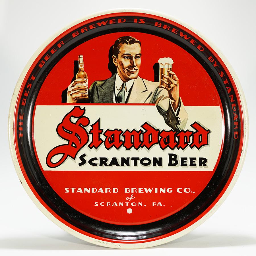 Standard Scranton Beer Serving Tray Jun 06, 2020 Morean Auctions in MA