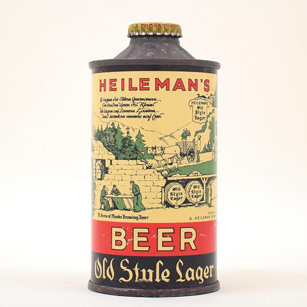Old Style Lager Beer Cone LP PRETAX: Reference: USBC Unlisted Brewery: G. Heileman Brewing Co., La Crosse, Wisconsin Manufacturer/Plant
