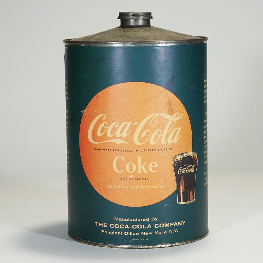 Coca-Cola Gallon Syrup Can PSC029: Reference: USBC PSC029 Brewery: Coca-Cola Company. New York, New York Manufacturer/Plant: