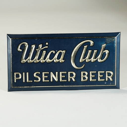 Utica Club Pilsener Beer Toc Sign