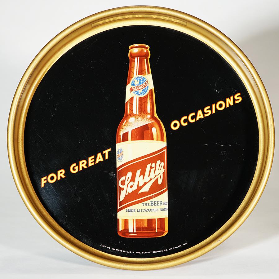 Schlitz For Great Occasioins Beer Serving Tray (1 of 2)