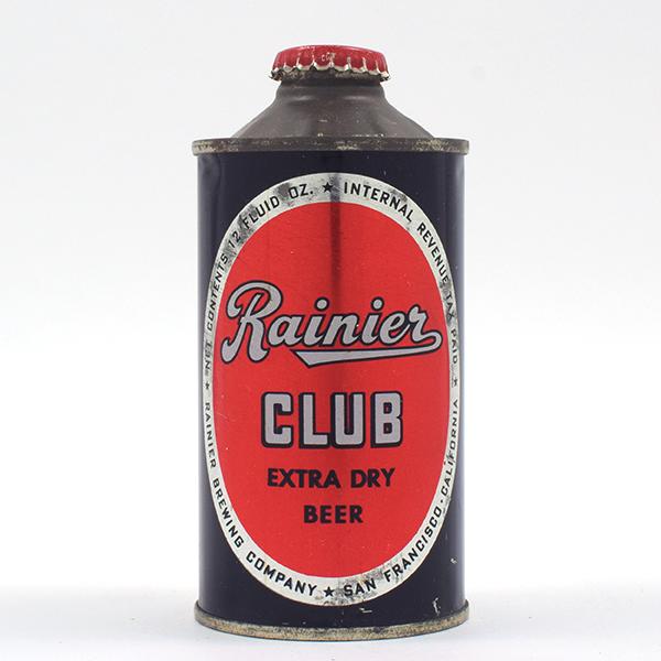 Rainier Club Extra Dry Beer Cone Top 180 19