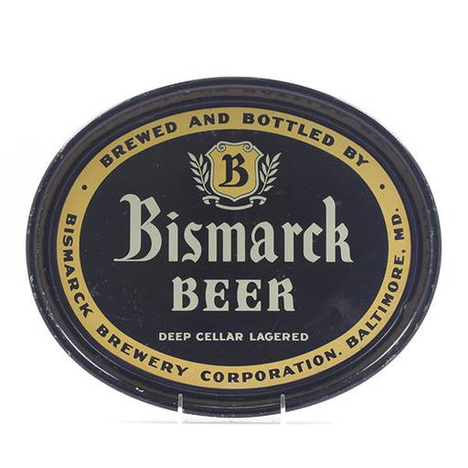 Bismarck Beer Oval Serving Tray