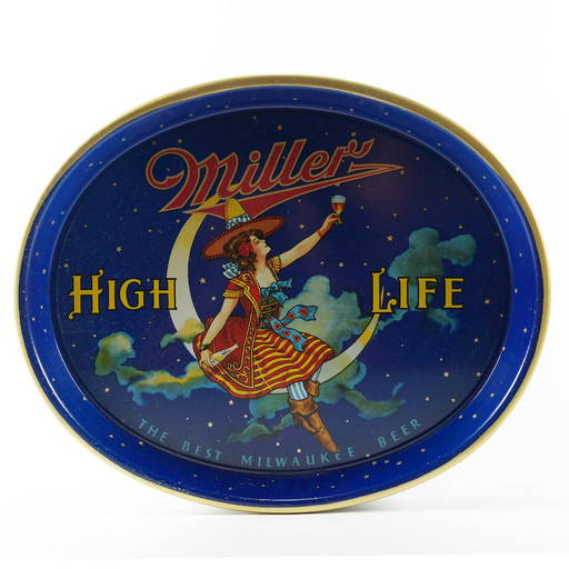 Miller High Life Lady On The Moon Tray (0543) on Aug 28, 2022 Morean